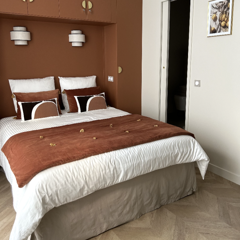 chambre propre après un nettoyage en profondeur